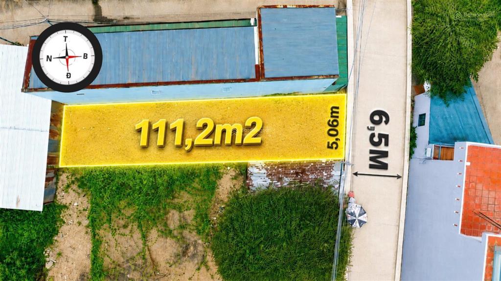 Bán đất vĩnh thái, nha trang | 111,2m2 ngang 5m. đường thái thông 2a