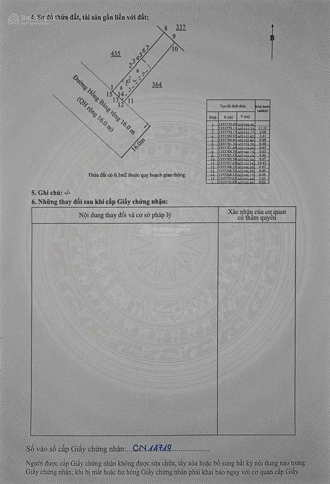 Bán nhà mặt đường hồng bàng giá hời khu vực đoạn gần minh khai