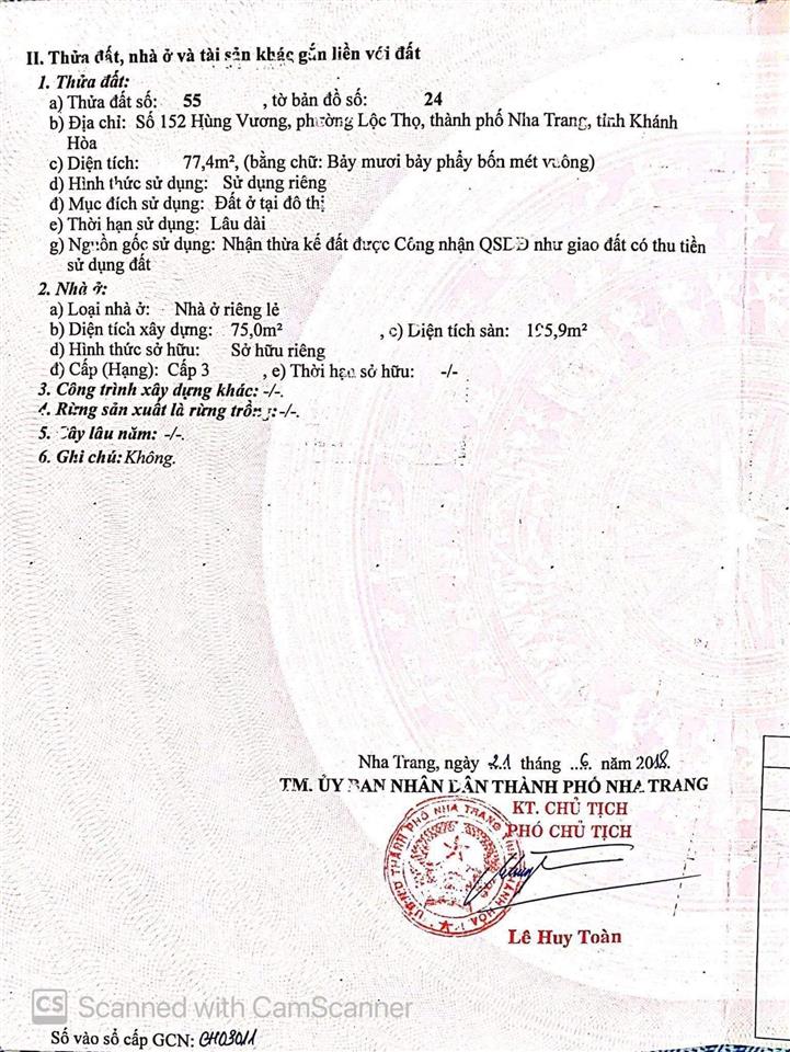 Bán nhà đẹp 2,5 tầng kiên cố ngay mặt tiền hùng vương khu phố tây nha trang, đang cho thuê tốt