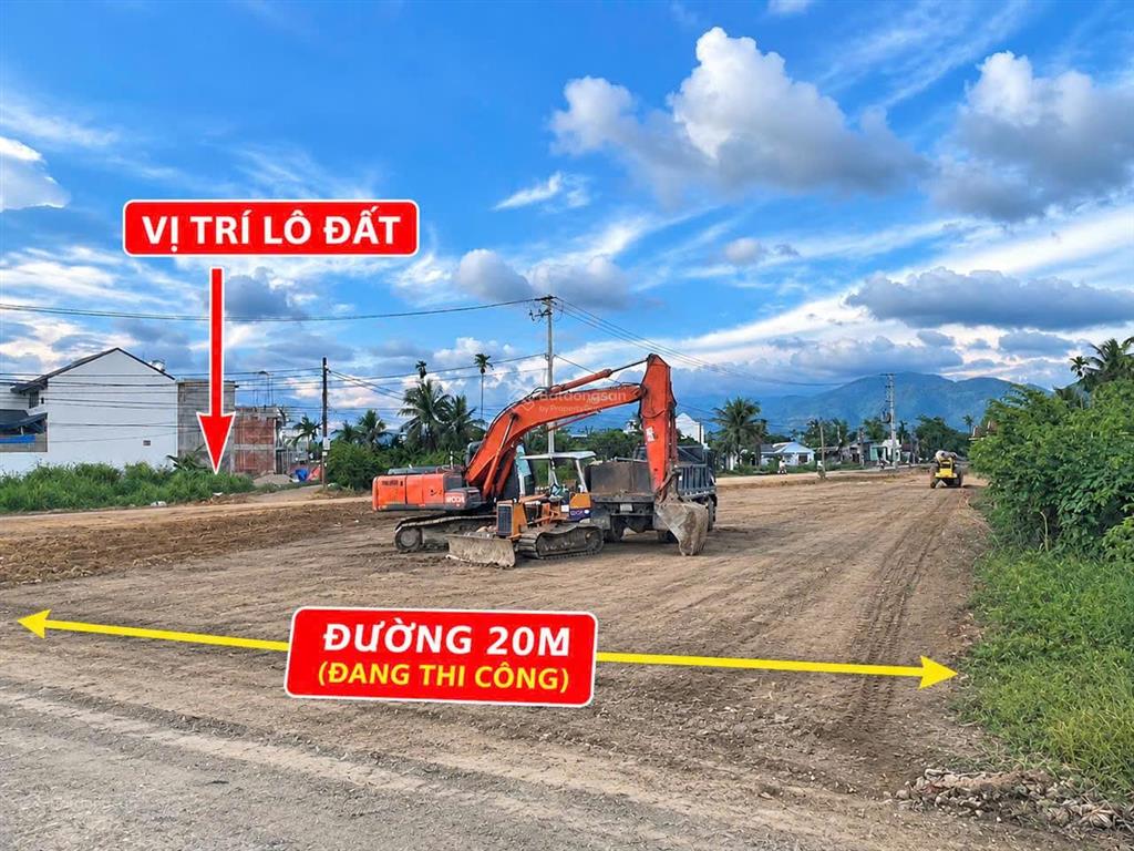 Bán đất 2 mặt tiền phú an nam, diên an, kế bên đường lầu ông huyện đang thi công rộng 20m