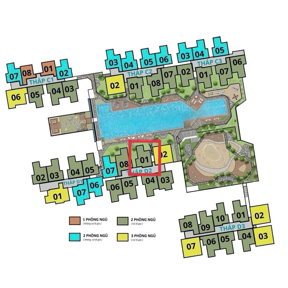 Nhượng lại căn habitat 2pn 79m2, có ban công, view hồ bơi đẹp giá cắt lỗ 50 triệu.  0907 594 ***