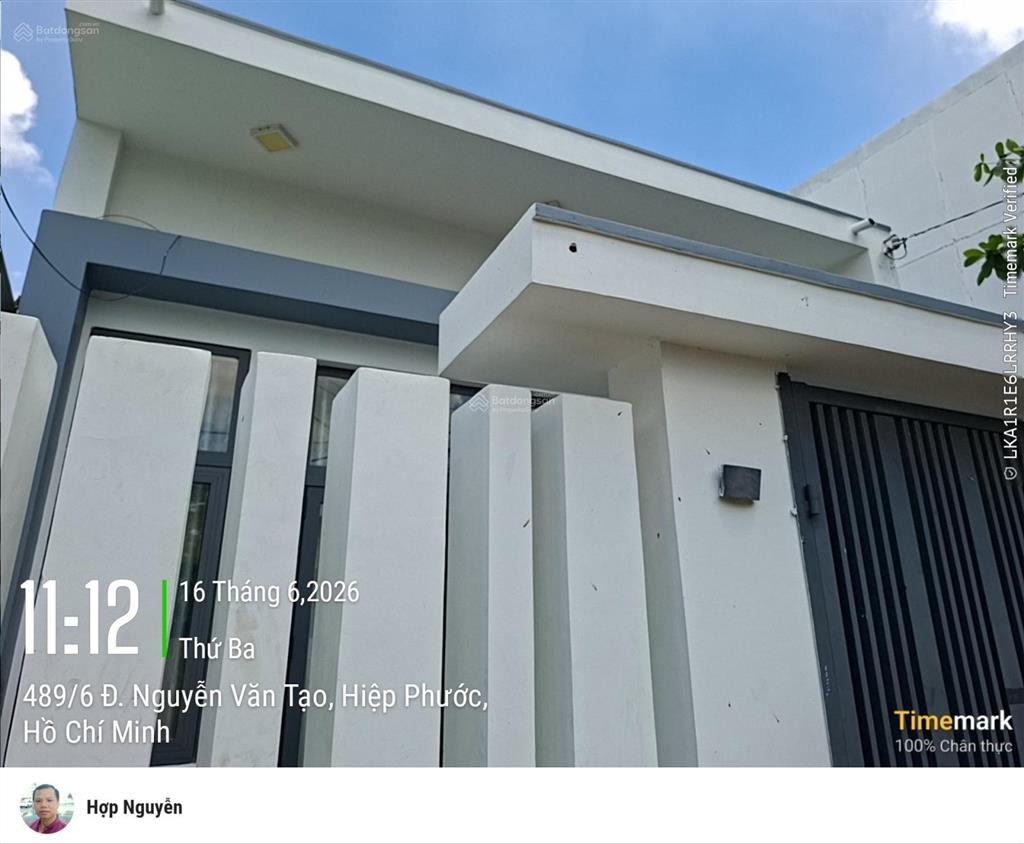 Bán nhà cấp 4 mới xây hẻm xe hơi 10m nguyễn văn tạo, nhà bè