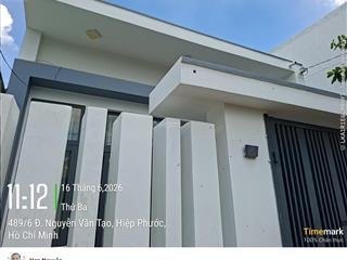 Bán nhà 1 tầng hẻm xe hơi 10m nguyễn văn tạo, nhà bè