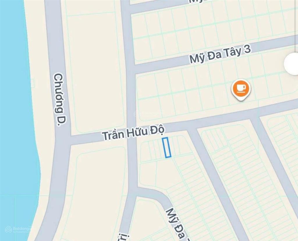 [vip] bán lô trần hữu độ  100m2, vị trí siêu đẹp gần sông khu nam việt á