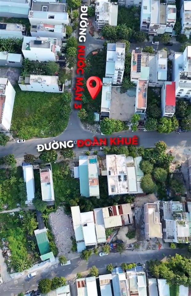 Bán đất góc 2mt đoàn khê  180m2, trục chính nam việt á