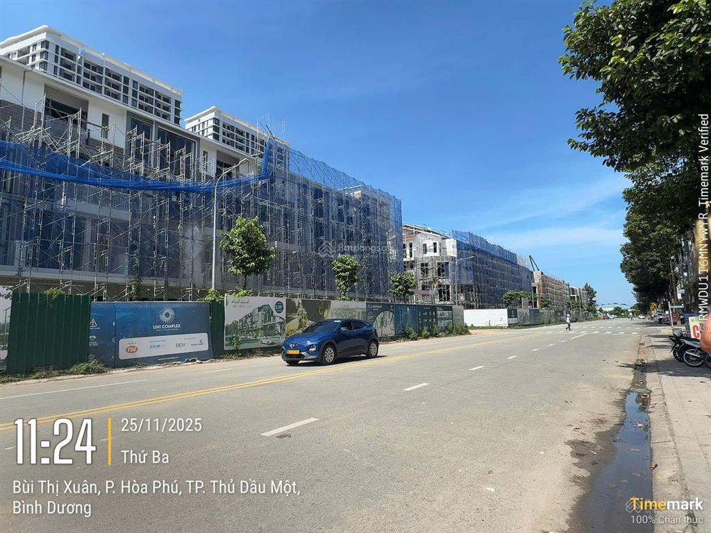 Shophouse uni complex 1 trệt 3lầu, 5,65tỷ, 2 mặt tiền an dương vương  bùi thị xuân, tp thủ dầu một