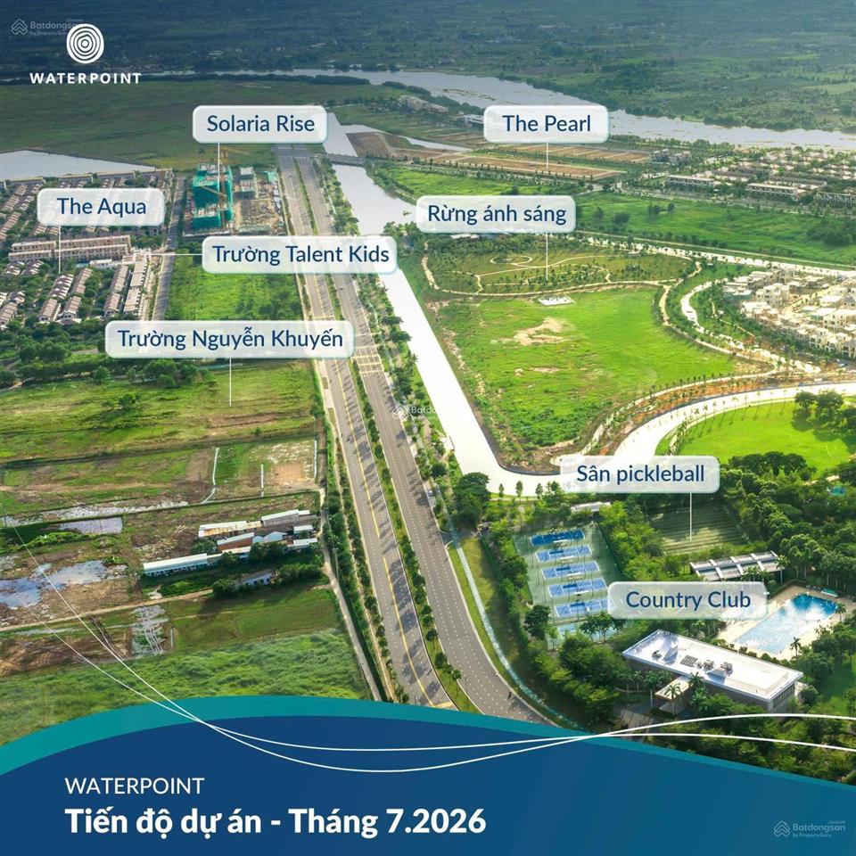 1pn 1wc 39 m2 1,5 tỷ ch solaria rise waterpoint, ck 12%, 10% ký hđmb, 30% nhận nhà, miễn lãi 15 th