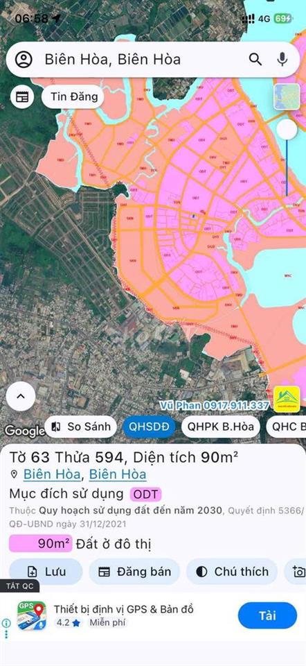 bán đất tái định cư trực chính