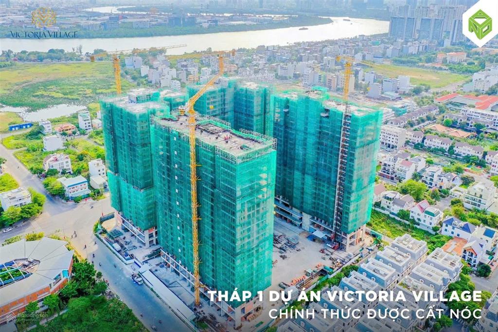 Bán căn hộ 2pn victoria village quận 2, 5,243 tỷ tầng view đẹp thoáng mát tặng thêm 100 triệu