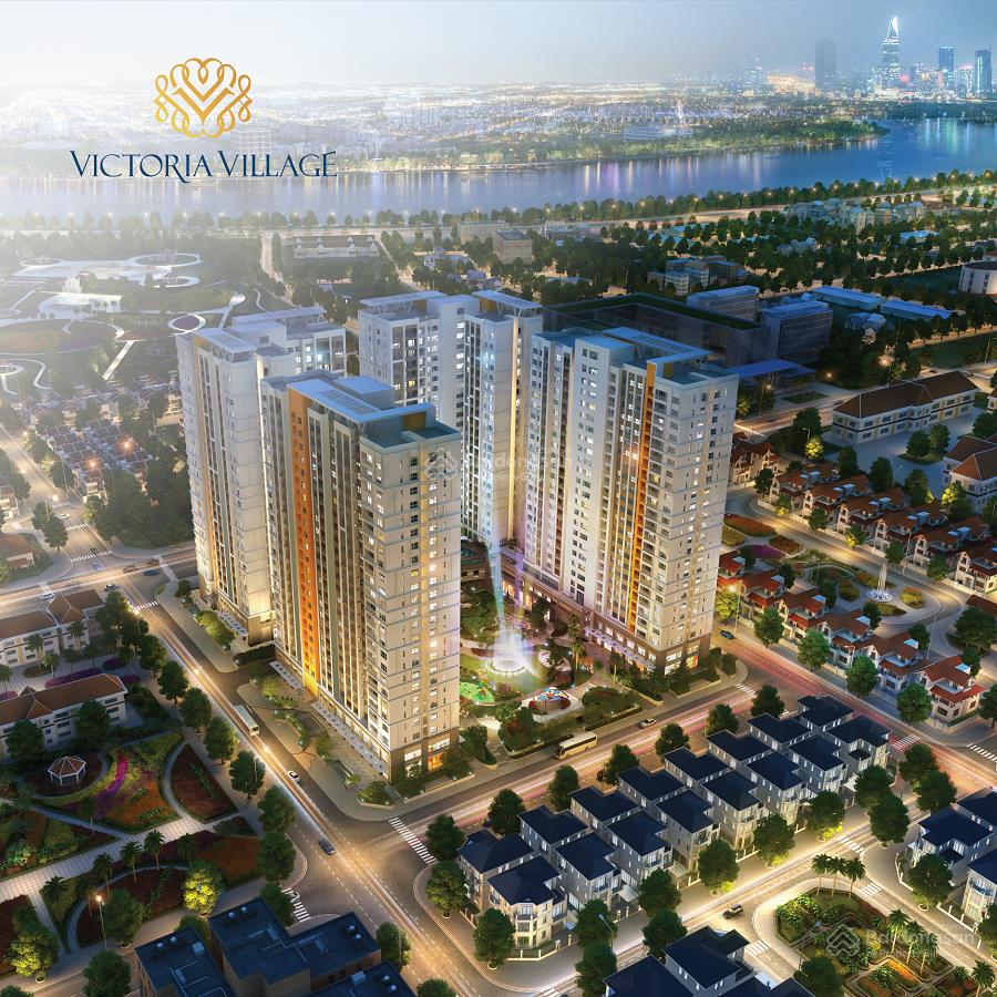 Bán căn hộ 2pn victoria village quận 2, 5,243 tỷ tầng view đẹp thoáng mát tặng thêm 100 triệu