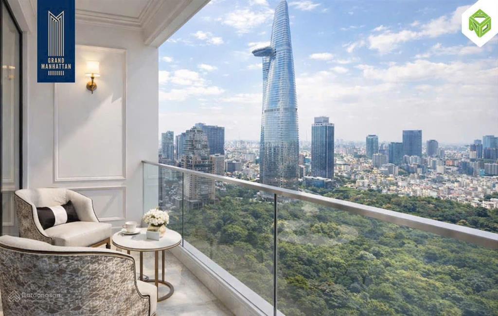 Bán căn 3pn the grand manhattan tầng cao view q1 chỉ thanh toán 30%