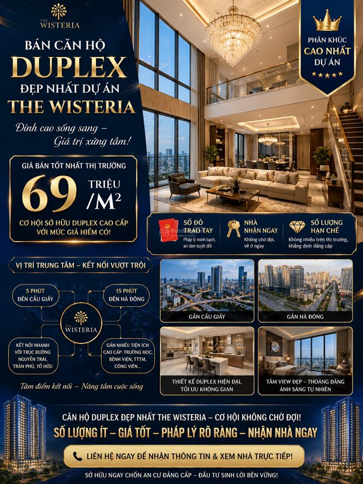 Bán căn hộ 4 ngủ  duplex vip nhất dự án giá chỉ 69tr/m2 tốt nhất dự án sổ đỏ trao tay