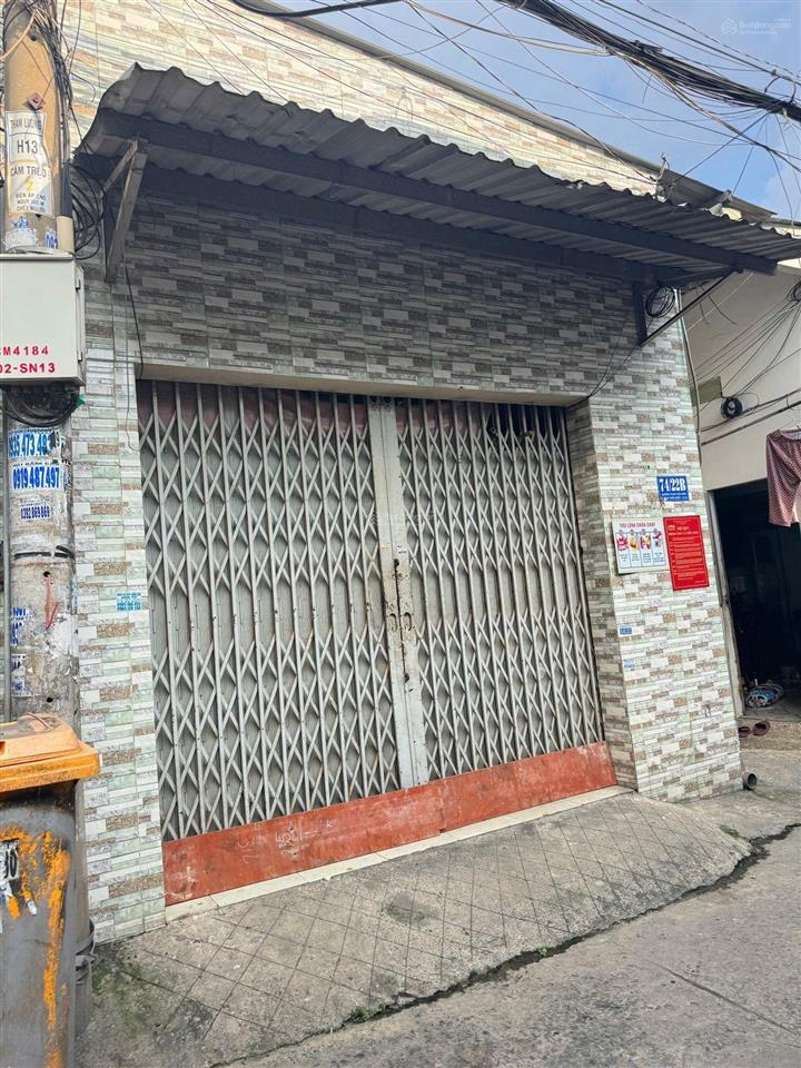 100m2 hẻm 74 phan văn hớn quận 12 , 5,5m x 19,5m nở hậu 6.5m