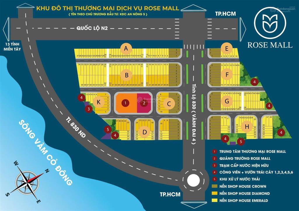 Chính chủ kẹt tiền bán cắt lỗ an nông 5 (rose mall), 72m2 sổ hồng sẵn, giá 1tỷ250