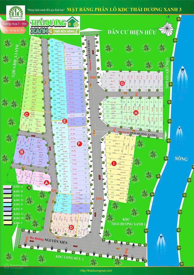 Cần bán nhanh nền đất khu thái dương xanh đường 6 long bình cạnh vinhomes giá chỉ 3 tỷ