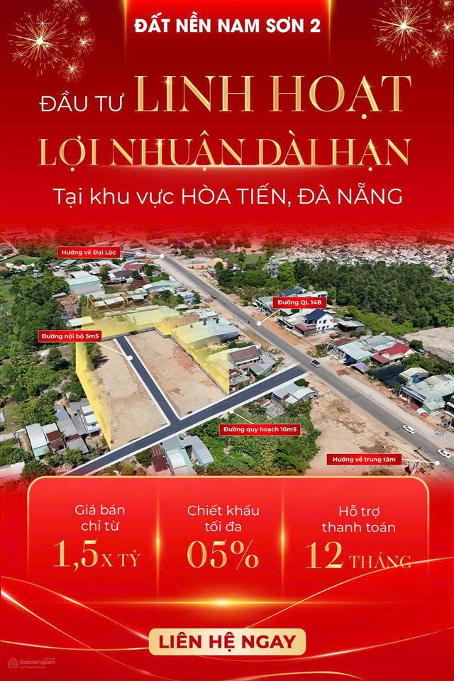 Cơ hội sở hữu đất đẹp hòa vang sổ sẵn giá 1,5 tỷ