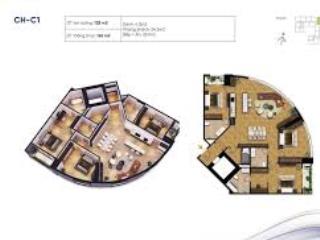 Bán căn vip nhất cc bluegem tower, diện tích 176m2, thang máy đi riêng nhà