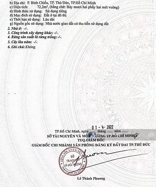 Đất khu dân cư đường xe hơi 8m có vỉa hè 69m2 = 4x17,2 ngô chí quốc, bình chiểu. sổ hồng riêng