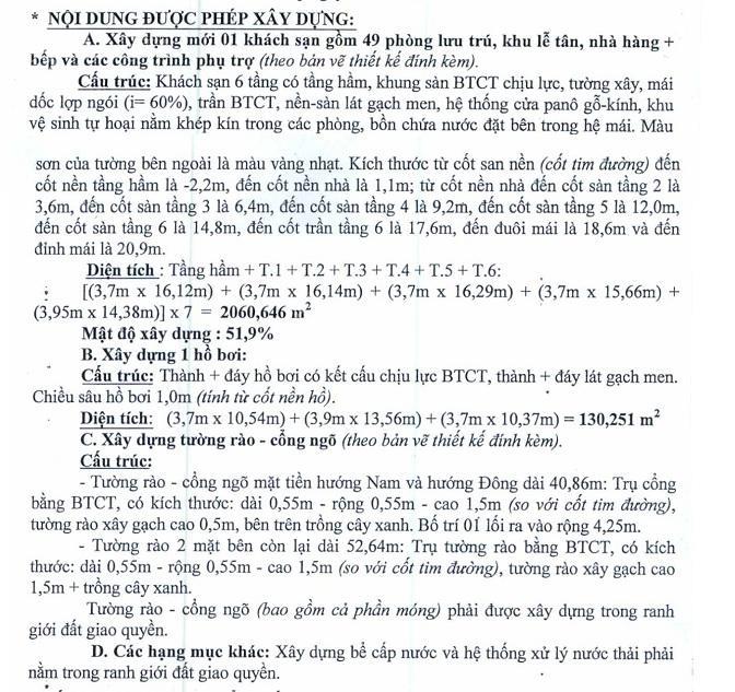 Ngân hàng thanh lý khách sạn 5 sao 2 khu, 137 phòng trung tâm hội an