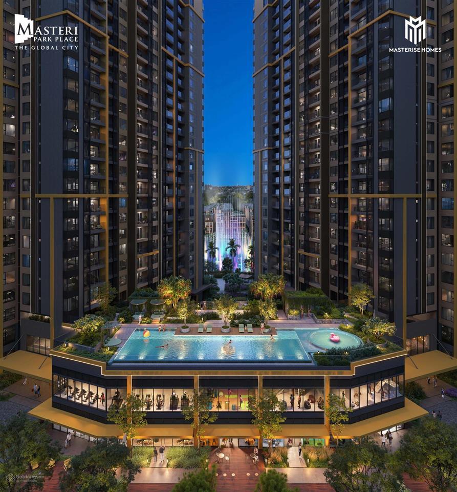 Căn hộ cao cấp masteri park place, 1pn đến 4pn, giỏ hàng độc quyền nhiều căn đẹp view sông
