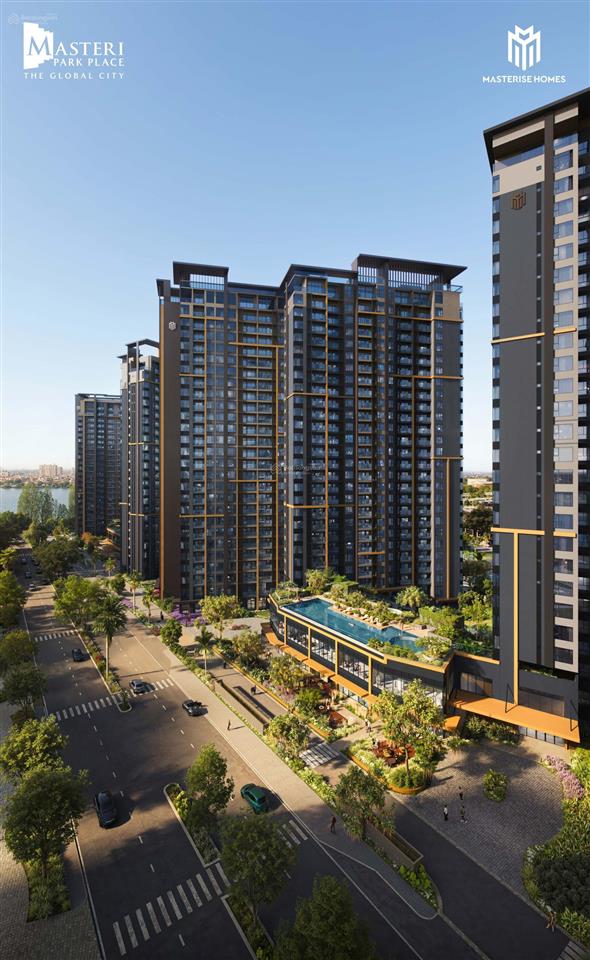 Căn hộ cao cấp masteri park place, 1pn đến 4pn, giỏ hàng độc quyền nhiều căn đẹp view sông