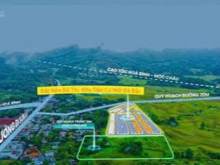 Chỉ hơn 1 tỷ/lô diện tích 108m2, full thổ cư, kđt mới đà bắc. sát nút giao cao tốc hb  mc