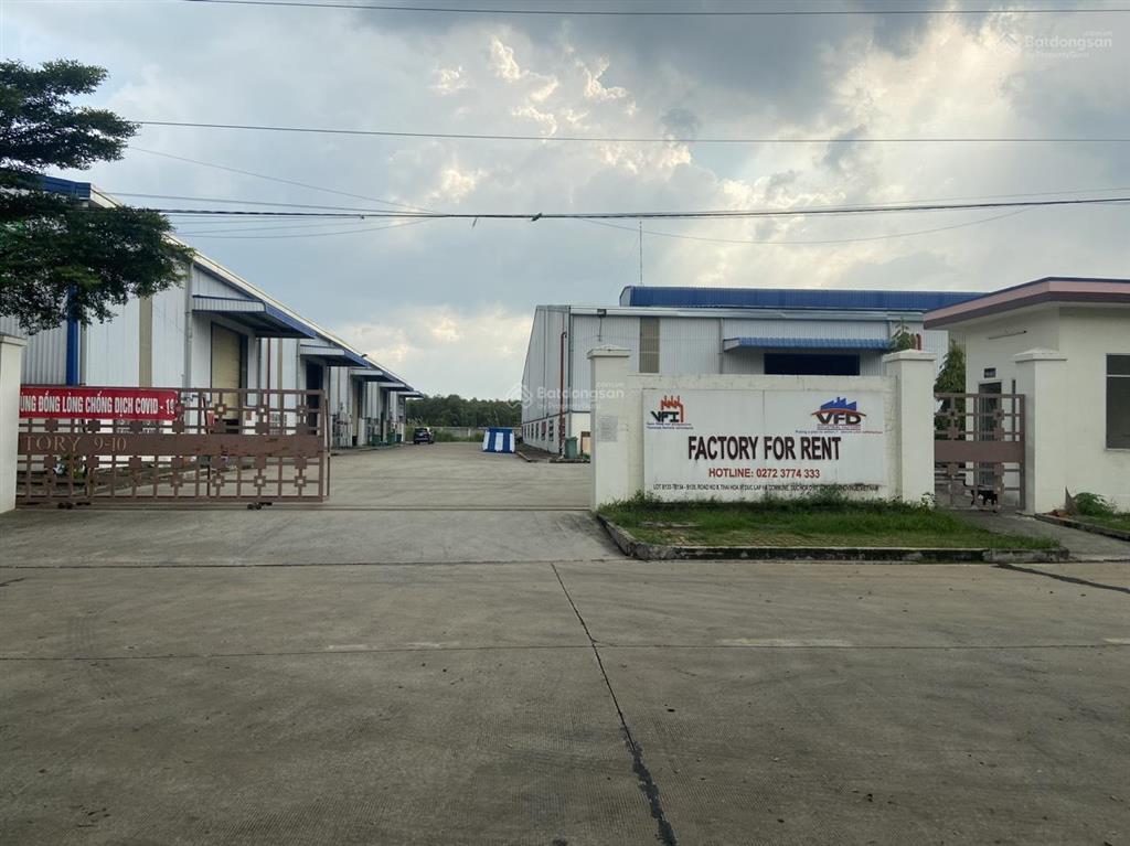 Cho thuê nhà xưởng 960 m2  kcn thái hòa (đức hòa, long an)