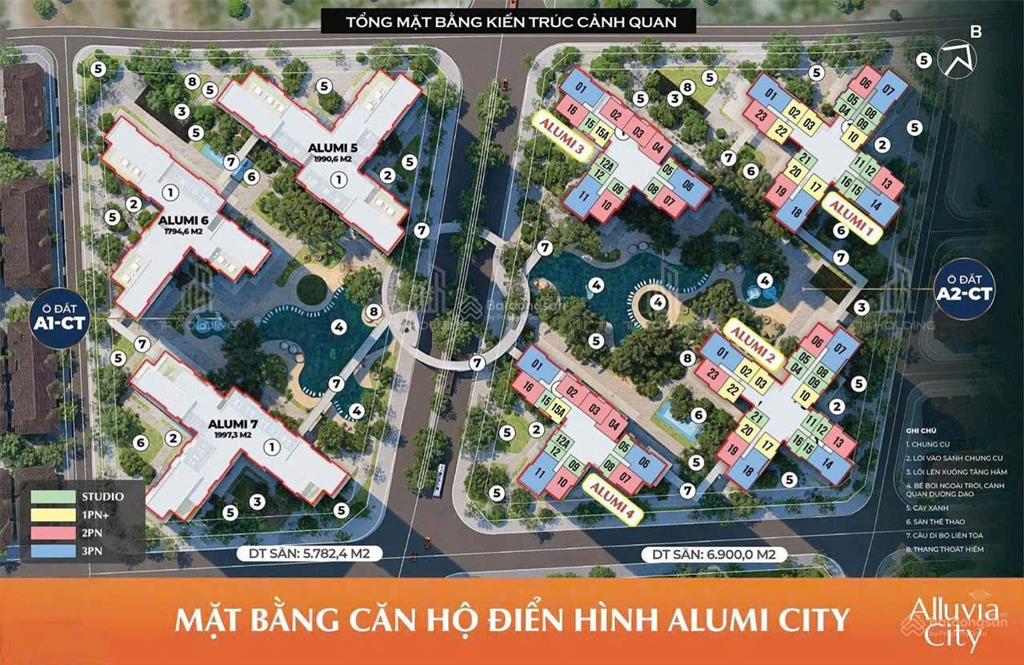 Độc quyền studio view biệt thự thấp tầng hồ cảnh quan, nội thất cao cấp giá 2.305 tỷ 0964 364 ***