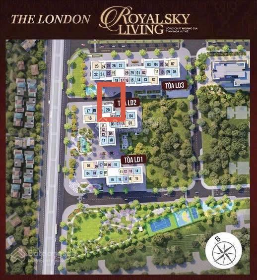 Chính chủ cần bán ld20820 2pn lô góc 64.6m2 hướng đông nam view nội khu giá 4,35 tỷ.  0964 364 ***