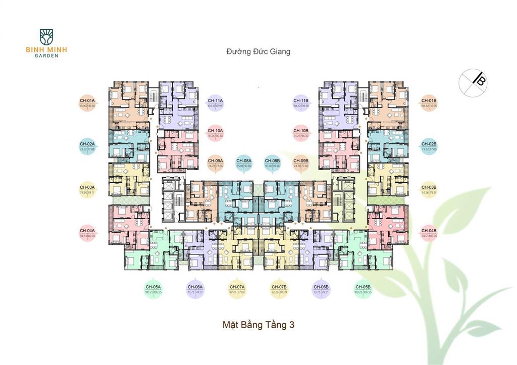 Bán căn hộ 3pn, 2wc tại bình minh garden, 80 triệu / m2, 104.12m2, hàng hiếm tại giá tốt 0964 364 ***