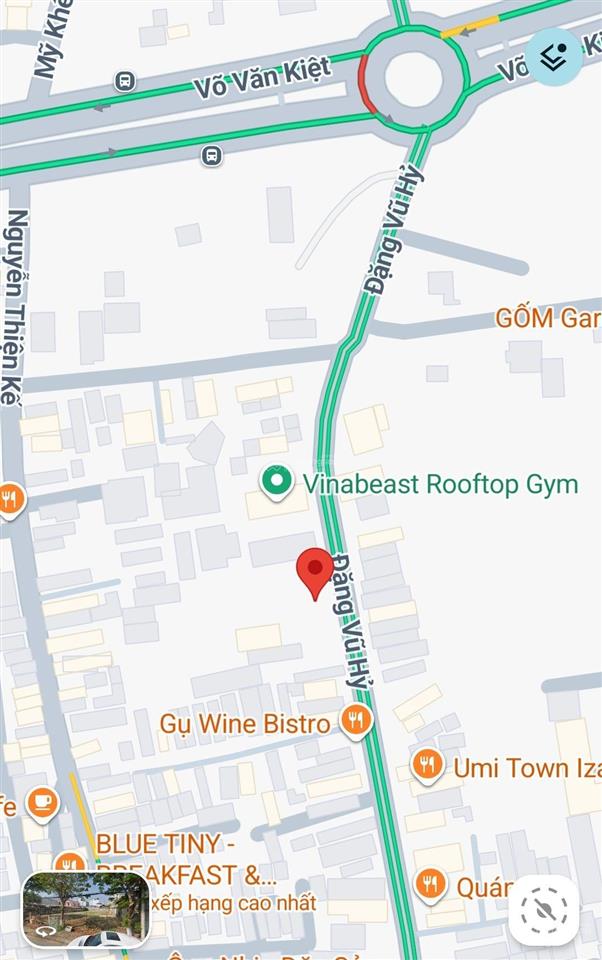 Bán đất biển sơn trà, đường đặng vũ hỷ, 1600m2 (25mx60m), đất ở 100%. hướng đông