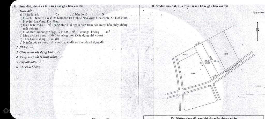 Bán đất tại khu biệt thự nhà v, xã hòa ninh, bà nà đà nẵng, 65 tỷ, 10000 m2 đẹp, nhiều tiện ích