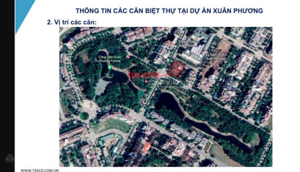 Bán biệt thự đơn lập khu đô thị foresa  tasco xuân phương, giá tốt,  0943 926 ***