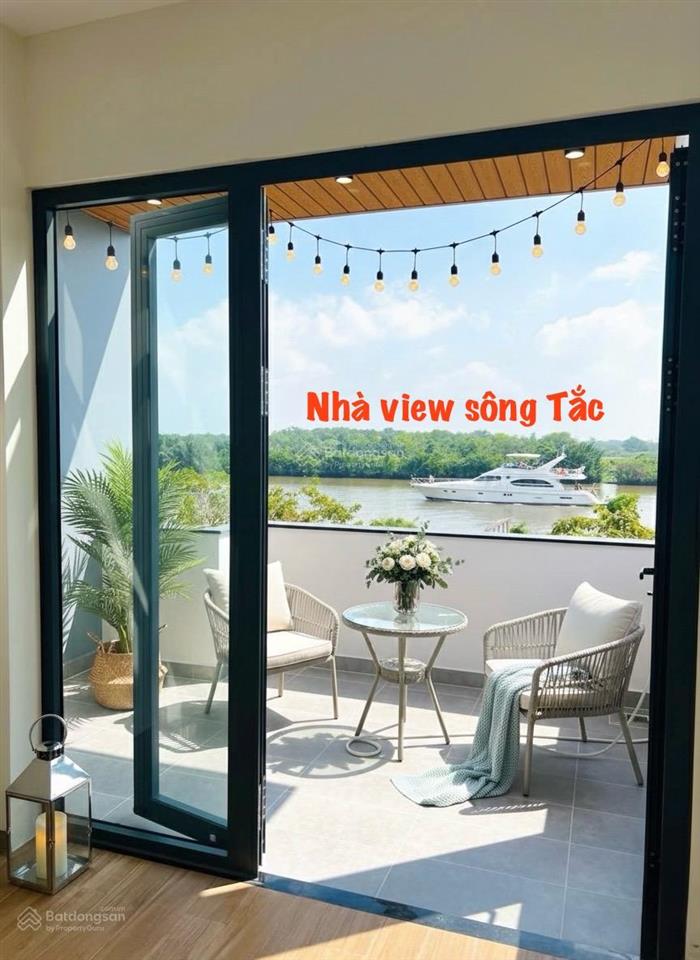 Bán nhà riêng 3 tầng mới xây gần ngã 3 đường lò lu nguyễn xiển view sông cực mát hướng đông nam