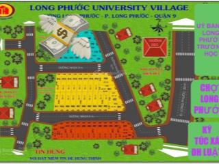 Bán lô đất d1 74m vị trí đẹp đối diện trung tâm phường, ký túc xá đại học luật tiềm năng lâu dài