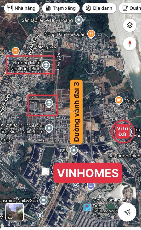 Bán đất tại phước thiện, long bình, giá cực chất 3,48 tỷ, 58m2 sát vinhomes rẻ nhất khu vực