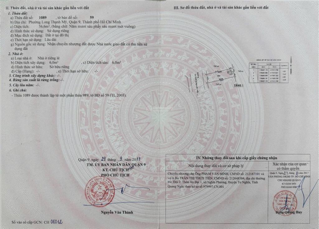 Bán lô đất đường nhựa 9m châu long nguyễn xiển đối diện vinhomes, vị trí đẹp giá thương lượng chủ