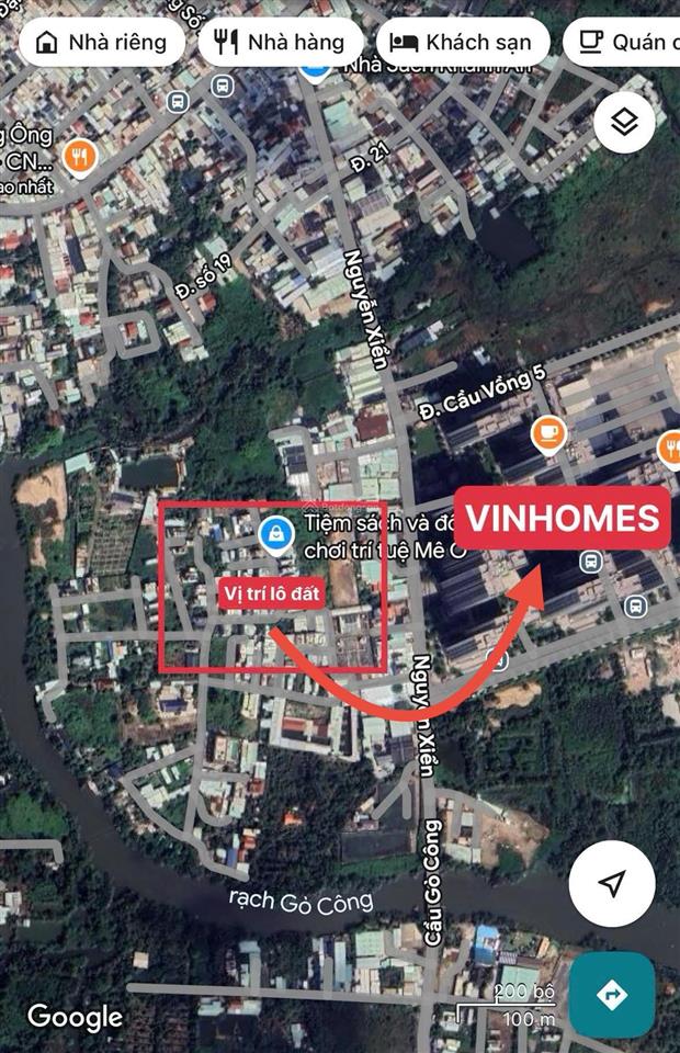 Bán lô đất đường nhựa 9m châu long nguyễn xiển đối diện vinhomes, vị trí đẹp giá thương lượng chủ