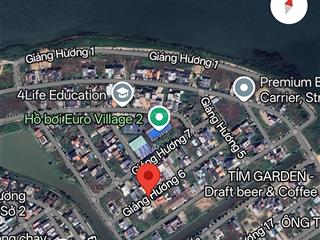 Bán đất biệt thự euro village 2 đường giáng hương 6 b2.15 hướng đông nam giá 27 tỷ.  0932 558 ***