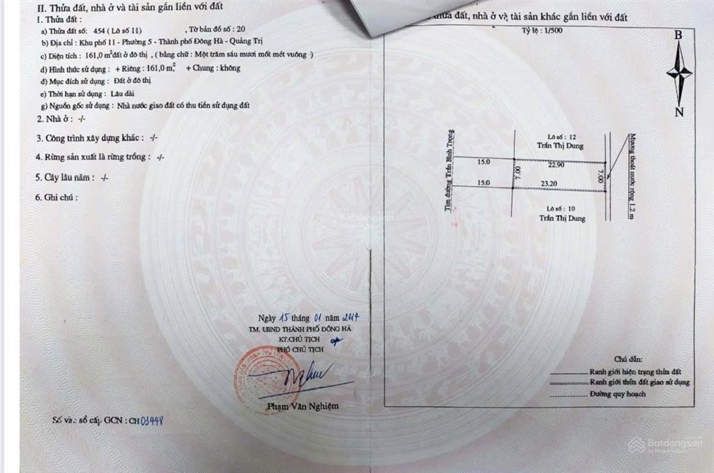 Bán đất biệt thự view hồ khe mây, đường trần bình trọng, nam đông hà, quảng trị, giá siêu hời