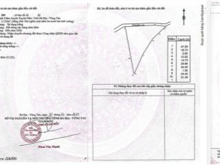 Chính chủ cần bán gấp lô đất 2mt, xã bình châu, dt 2132m2.  0866 797 ***