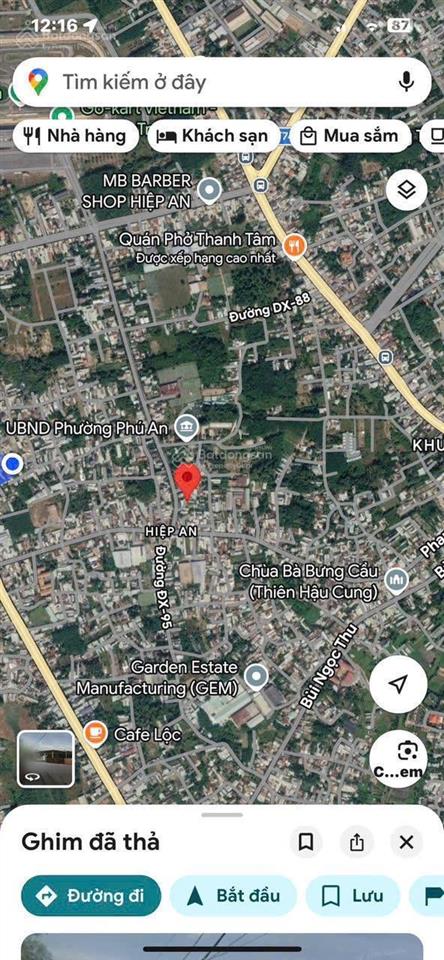 Đất hiệp an ngay cổng sau kdl đại nam 1/ nguyễn đức cảnh nhựa 5m thông đất nở hậu 5,5m