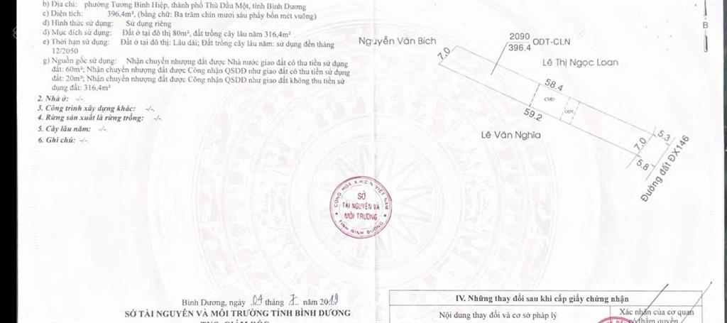 Bán gấp nhà vườn cấp 4 tương bình hiệp mặt tiền dx 146 nhựa 5,5m thông gần chợ bến thế 7x59 thổ 80m
