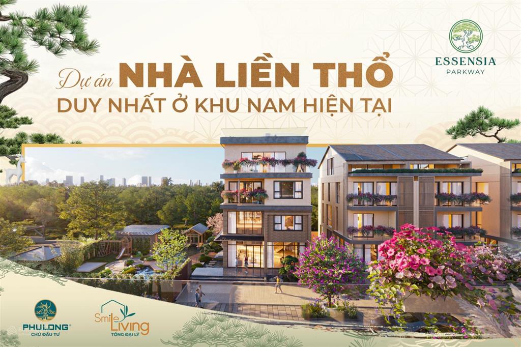 Essensia parkway nhà phố tm mặt tiền nguyễn hữu thọ có hỗ trợ thuê lại 12 tháng