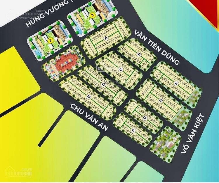 Bán đất nền mặt tiền nguyễn văn hưởng vị trí đẹp nhất dự án hưng việt, hướng nam