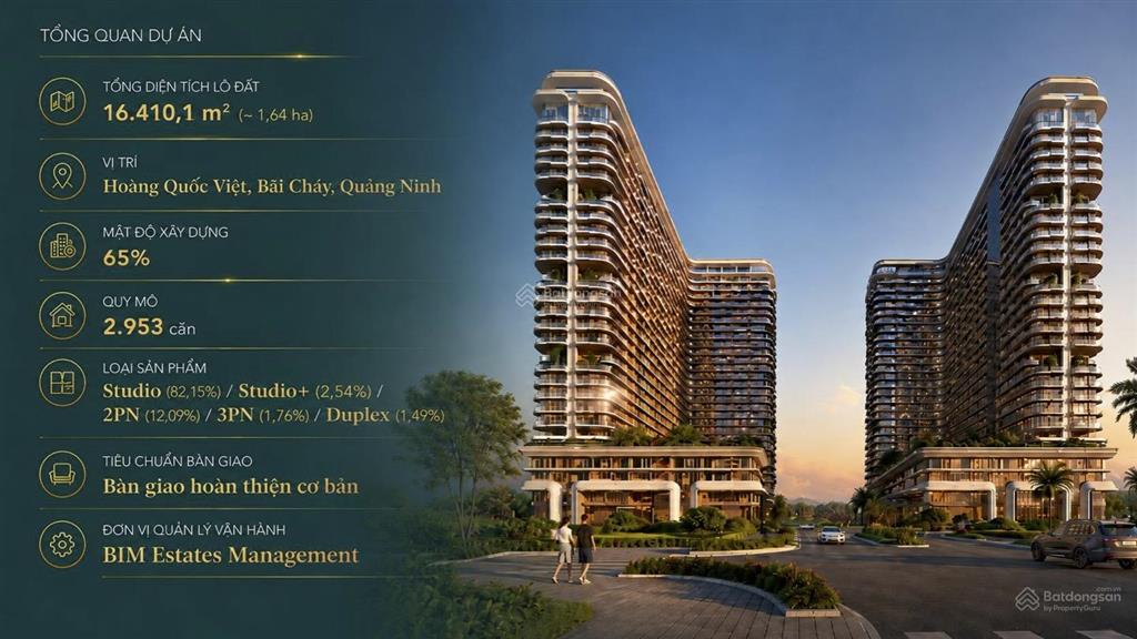 Chỉ 500 triệu  sở hữu ngay  căn studio tiêu chuẩn ks 5* vịnh hạ long  sổ lâu dài