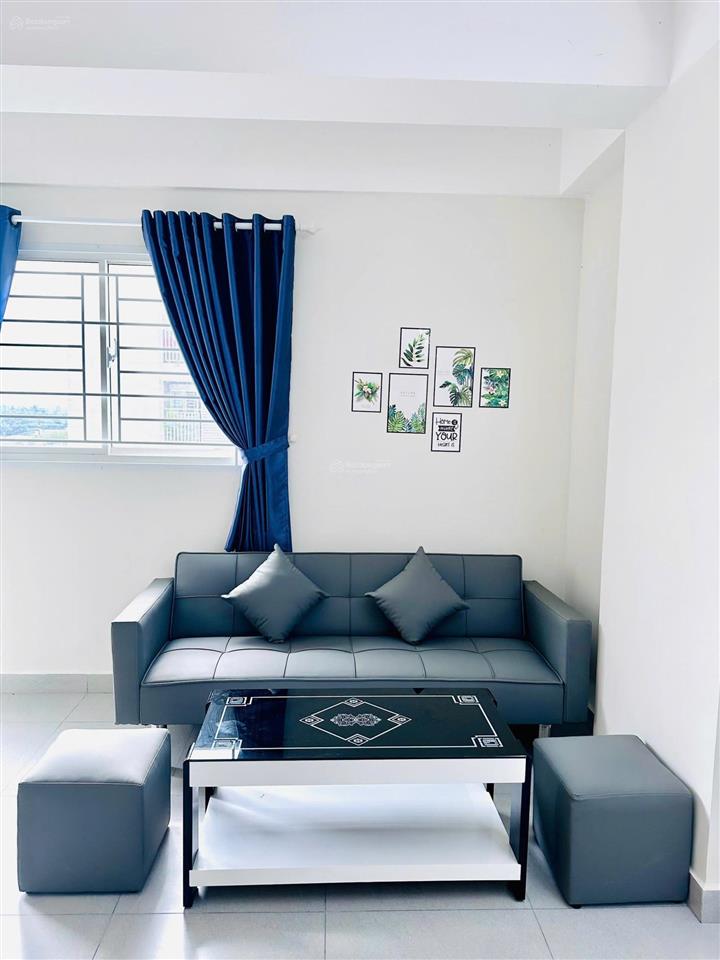 Cho thuê căn hộ góc 44m² nam long 2 central lake, 1 phòng ngủ, full nội thất, mới 100%, th máy