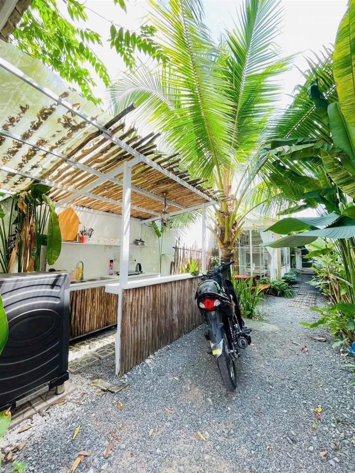 Cho thuê nhà vườn homestay kdc nông thổ sản cần thơ, 108m2, 2 phòng ngủ, full nội thất, tây bắc