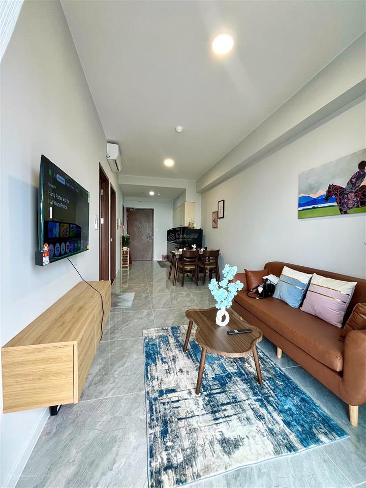 Cho thuê căn hộ cara river park cần thơ, mới 100%, 53m2, 2pn, thang máy, bãi xe, full nội thất.