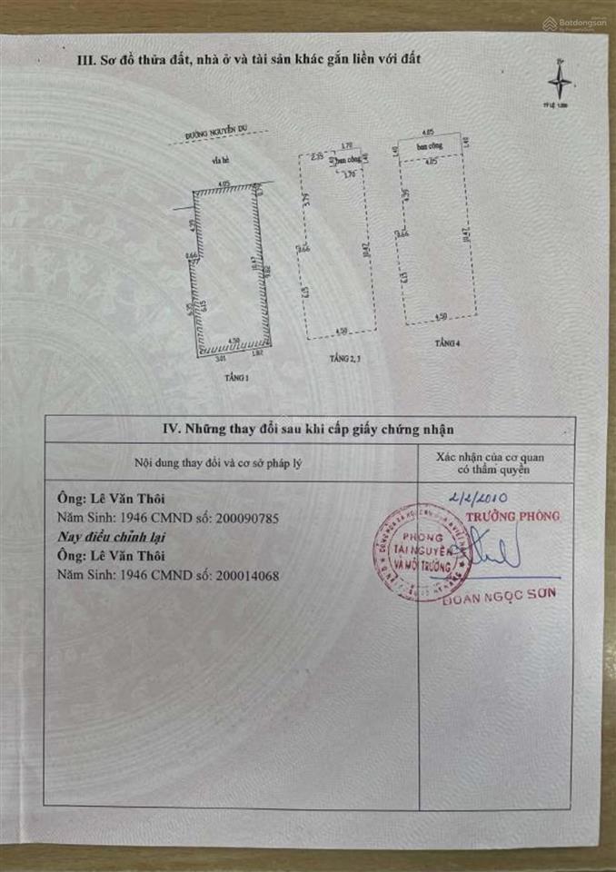 Nhà 4 tầng mặt tiền nguyễn du hải châu đà nẵng